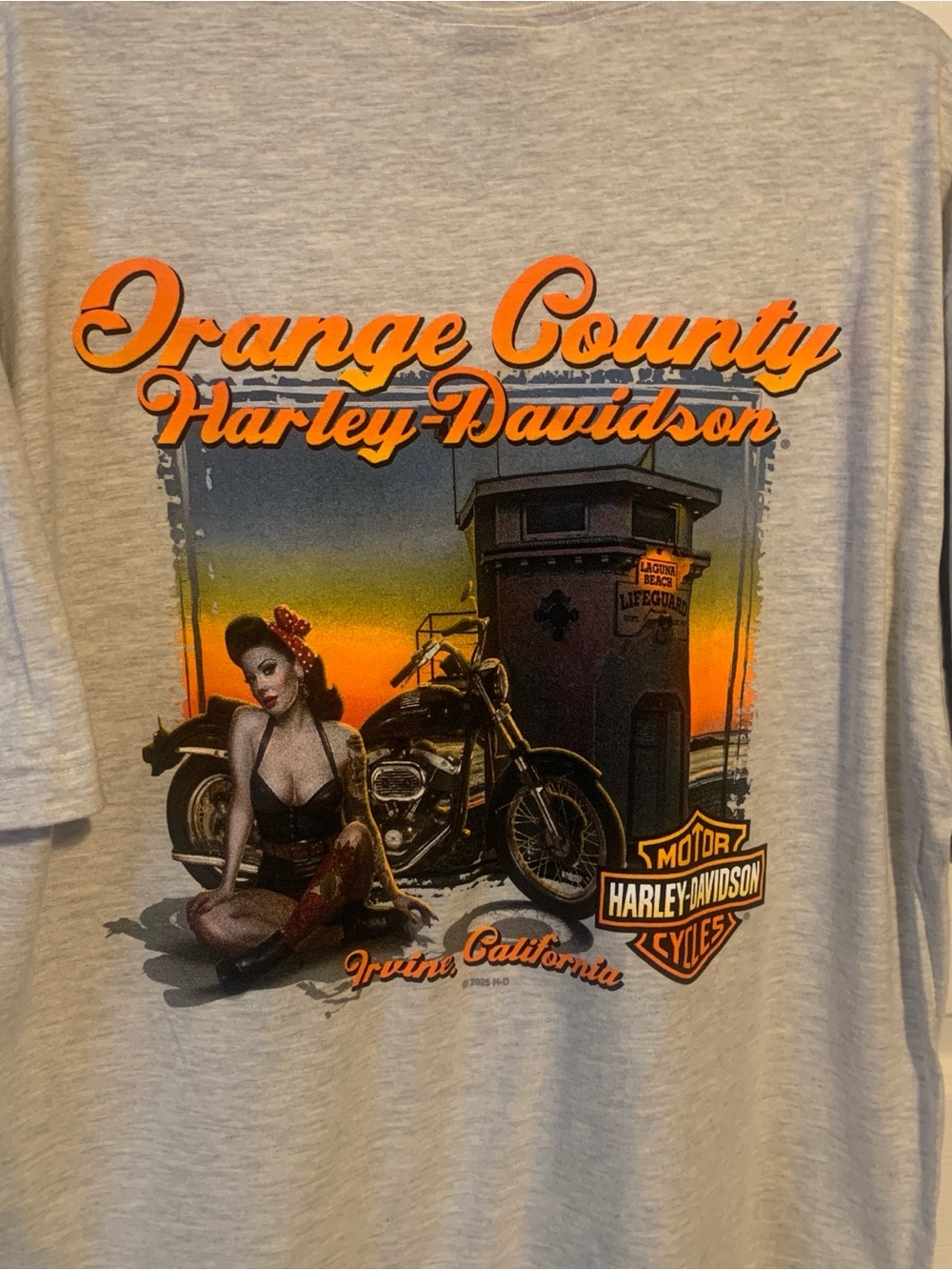 Harley-Davidson Men's Gray Logo Pocket T-Shirt